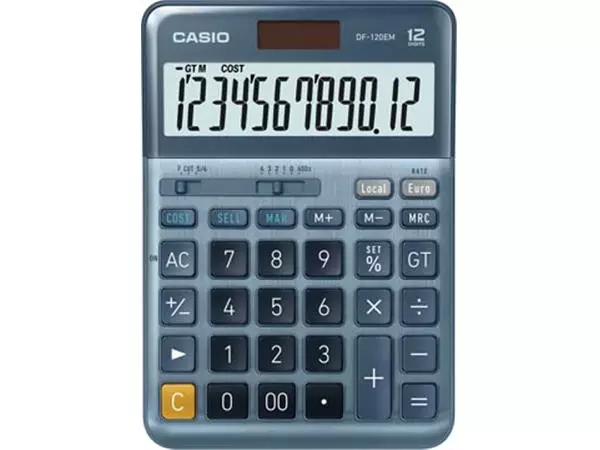 Een Casio Bureaurekenmachine DF-120EM koop je bij ShopXPress