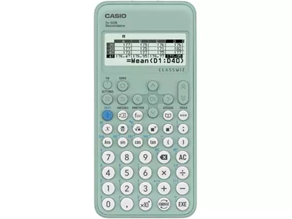 Een Casio wetenschappelijke rekenmachine FX92B Secondaire koop je bij ShopXPress