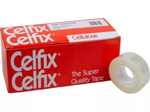 Een Celfix Plakband Crystal Clear koop je bij ShopXPress