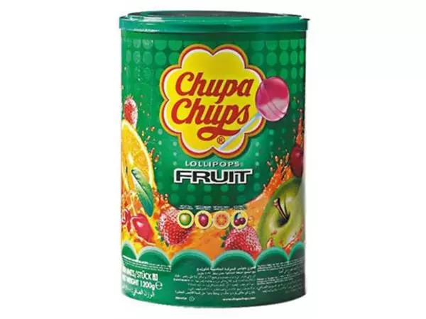 Een Chupa Chups lollies, Fruit tube, pak van 100 stuks koop je bij ShopXPress
