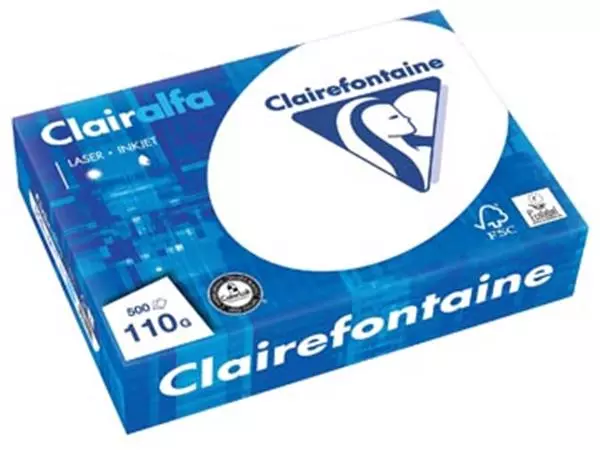 Een Clairefontaine Clairalfa presentatiepapier A4, 110 g, pak van 500 vel koop je bij ShopXPress