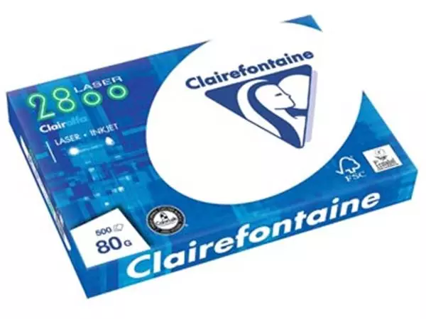 Een Clairefontaine Clairalfa printpapier ft A3, 80 g, pak van 500 vel koop je bij ShopXPress