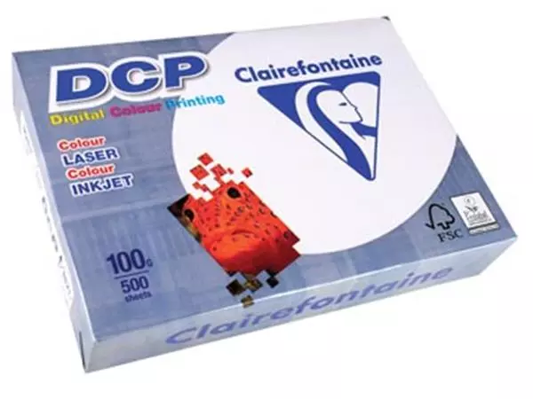 Een Clairefontaine DCP presentatiepapier A4, 100 g, pak van 500 vel koop je bij ShopXPress