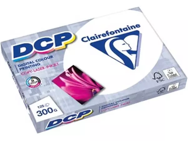 Een Clairefontaine DCP presentatiepapier A4, 300 g, pak van 125 vel koop je bij ShopXPress