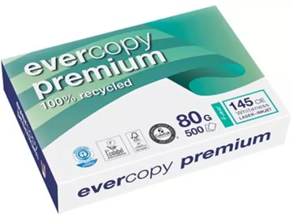 Een Clairefontaine Evercopy kopieerpapier Premium ft A4, 80 g, pak van 500 vel koop je bij ShopXPress