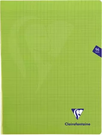 Een Clairefontaine schrift Mimesys voor ft A4+, 96 bladzijden, kaft in PP, seyès, groen koop je bij ShopXPress