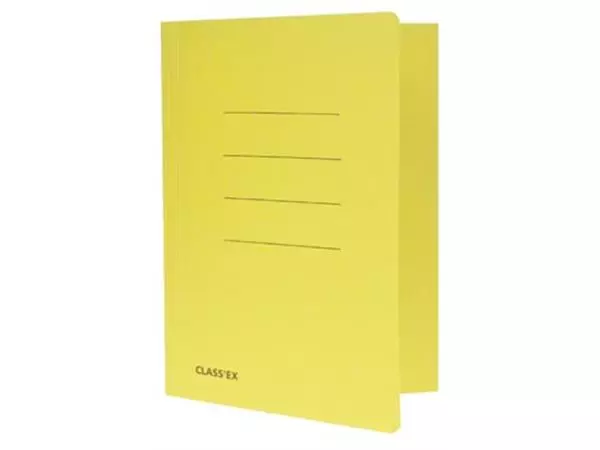 Een Class'ex dossiermap, 3 kleppen ft 18,2 x 22,5 cm (voor ft schrift), geel koop je bij ShopXPress