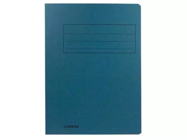 Een Class'ex dossiermap, 3 kleppen ft 23,7 x 34,7 cm (voor ft folio), blauw koop je bij ShopXPress