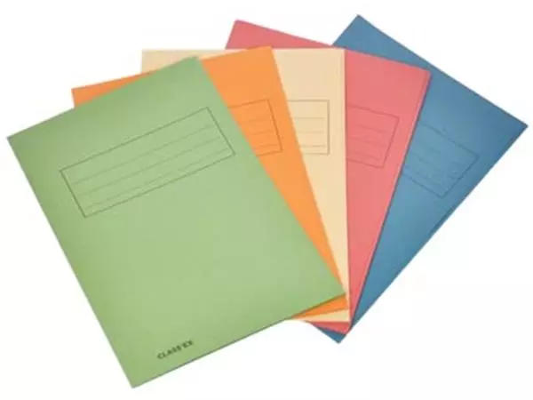 Een Class'ex dossiermap, 3 kleppen ft 23,7 x 34,7 cm (voor ft folio), geassorteerde kleuren koop je bij ShopXPress