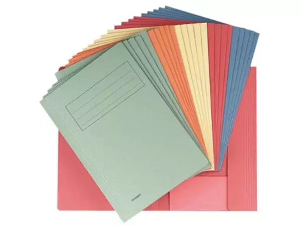 Een Class'ex dossiermap, ft 23,7 x 34,7 cm (voor ft folio), geassorteerde kleuren, pak van 25 stuks koop je bij ShopXPress