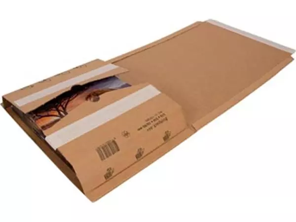 Een Cleverpack wikkelverpakking uit golfkarton, ft 270 x 330 x 20 / 80, pak van 10 stuks koop je bij ShopXPress