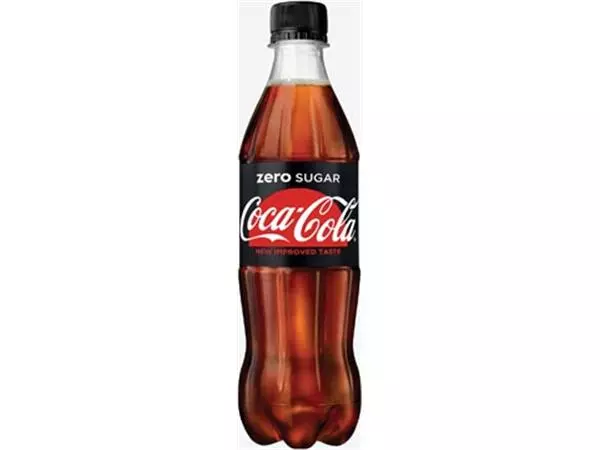 Een Coca-Cola Zero frisdrank, fles van 50 cl, pak van 24 stuks koop je bij ShopXPress