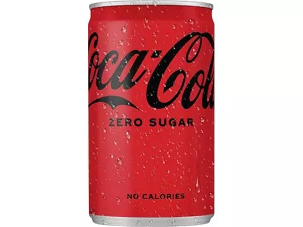 Een Coca-Cola Zero frisdrank, mini blik van 15 cl, pak van 24 stuks koop je bij ShopXPress