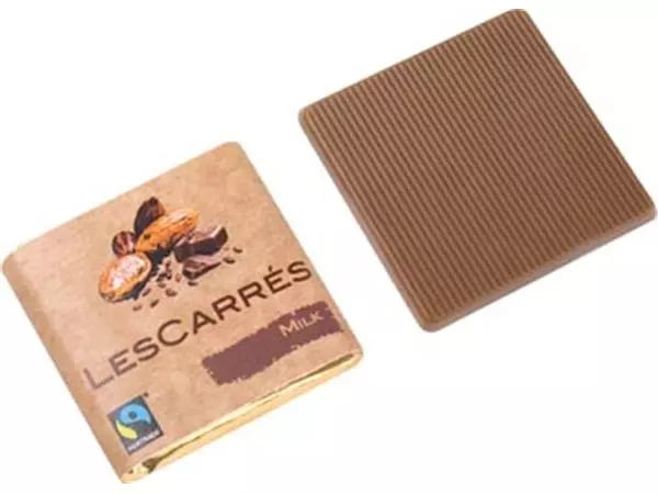 Een Cocachoc Les Carrés chocolade, fairtrade, melk, 4,5 g, doos van 400 stuks koop je bij ShopXPress