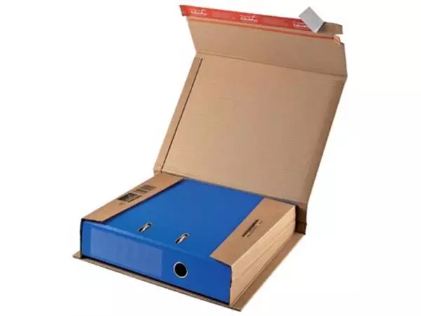 Een Colompac verzenddoos voor ordners CP050, ft 32 x 29 x 3,5-8 cm, bruin koop je bij ShopXPress