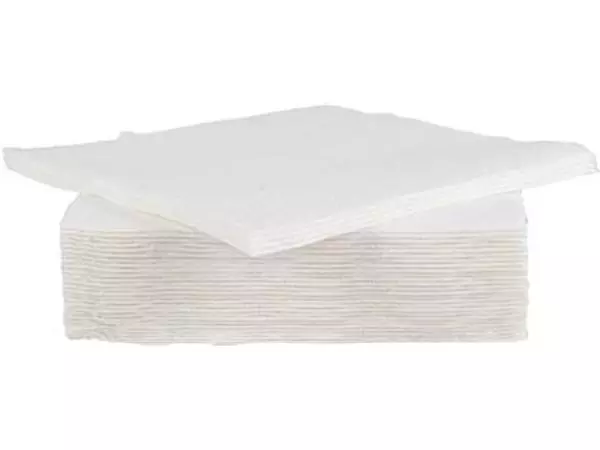 Een Cosy & Trendy servet, 38 x 38 cm, wit, 40 stuks koop je bij ShopXPress