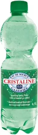 Een Cristaline bruisend water, fles van 50 cl, pak van 24 stuks koop je bij ShopXPress