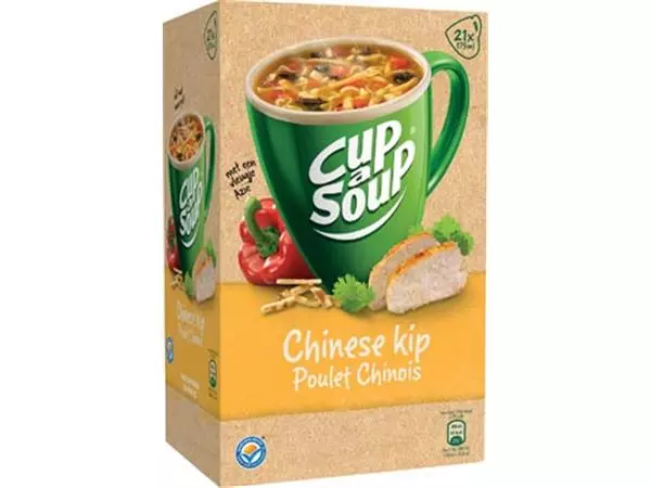 Een Cup-a-Soup Chinese kip, pak van 21 zakjes koop je bij ShopXPress