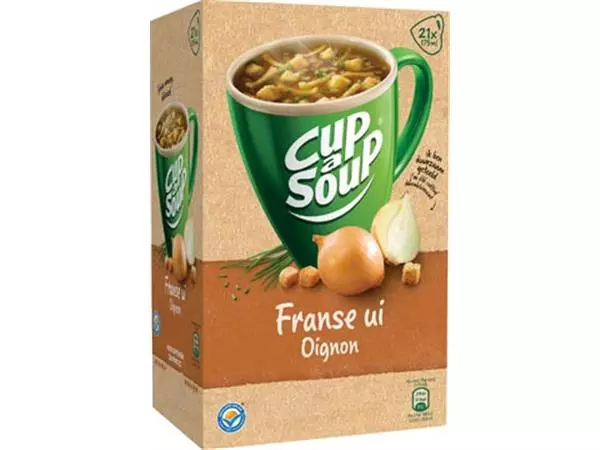 Een Cup-a-Soup Franse ui, pak van 21 zakjes koop je bij ShopXPress