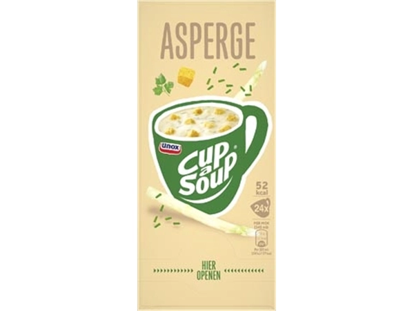 Een Cup a Soup asperge, 140 ml, pak van 24 porties koop je bij ShopXPress