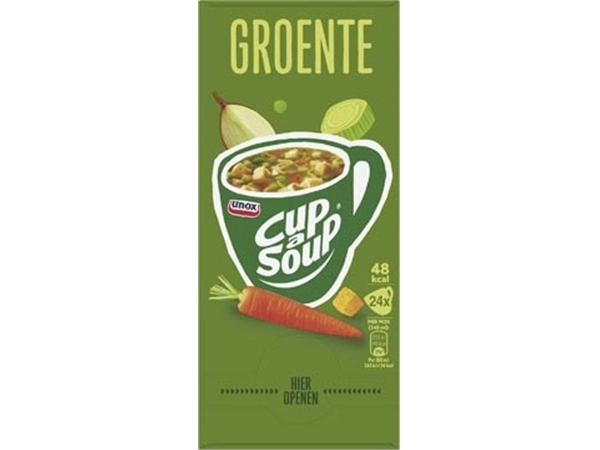 Een Cup-a-Soup groente, pak van 24 zakjes koop je bij ShopXPress