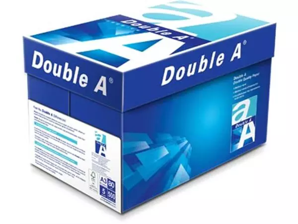 Een Double A Premium printpapier ft A3, 80 g, pak van 500 vel koop je bij Supplierz BV