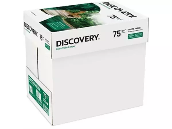 Een Discovery kopieerpapier ft A4, 75 g, pak van 500 vel koop je bij Supplierz BV