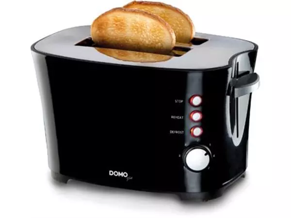 Een Domo Broodrooster B-Smart, voor 2 sneden brood, zwart koop je bij ShopXPress