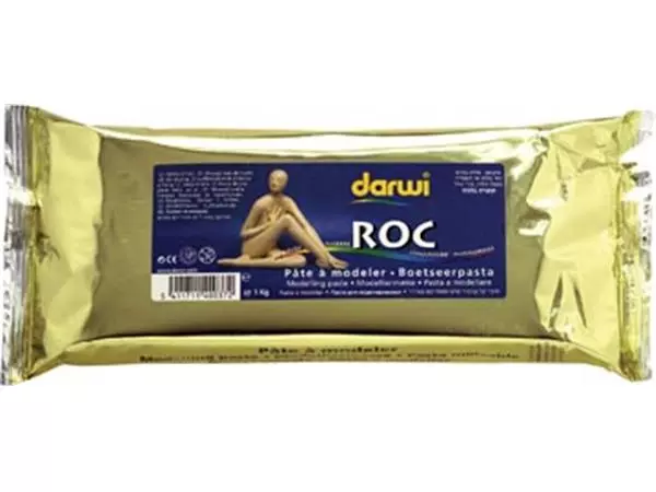 Een Darwi boetseerpasta Roc, pak van 1 kg (hoge kwaliteit) koop je bij ShopXPress