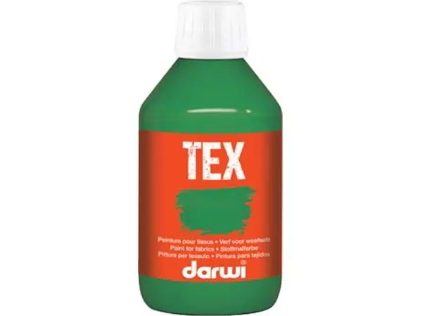 Een Darwi textielverf Tex, 250 ml, donkergroen koop je bij ShopXPress