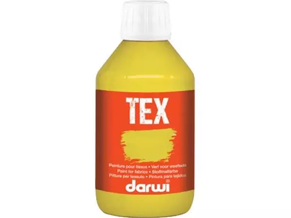 Een Darwi textielverf Tex, 250 ml, goudgeel koop je bij ShopXPress