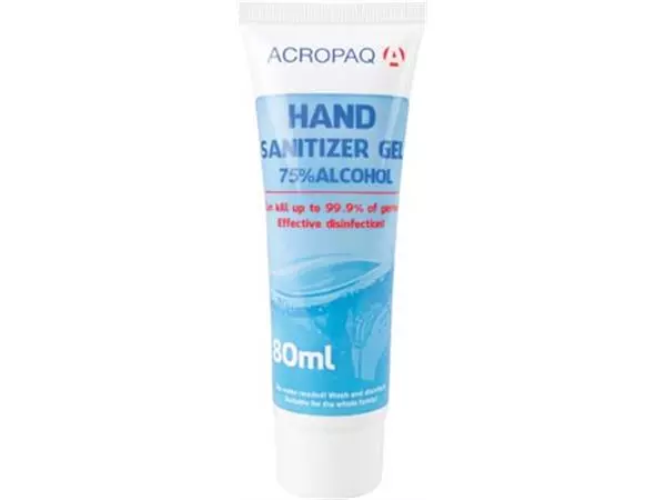 Een Desinfecterende handgel, tube van 80 ml koop je bij ShopXPress