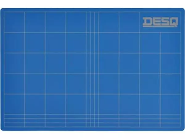 Een Desq snijmat, 3-laags, blauw, ft 30 x 45 cm koop je bij ShopXPress