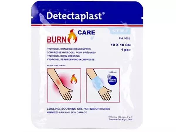 Een Detectaplast Burn Care hydrogel compres voor brandwonden, ft 10 x 10 cm koop je bij ShopXPress