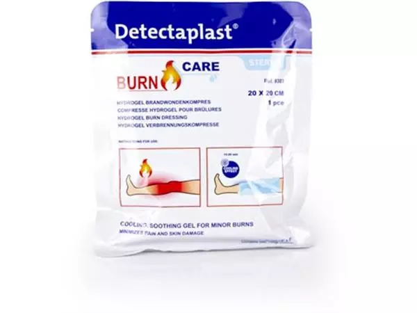 Een Detectaplast Burn Care hydrogel compres voor brandwonden, ft 20 x 20 cm koop je bij ShopXPress