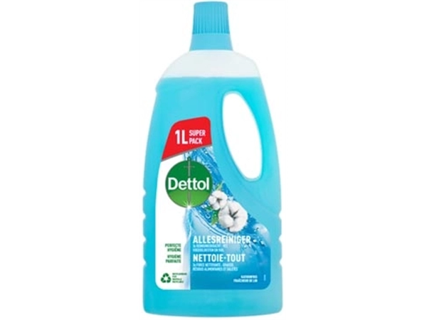 Vous pouvez acheter un Dettol multi-usages, coton, bouteille de 1 l chez Supplierz BV