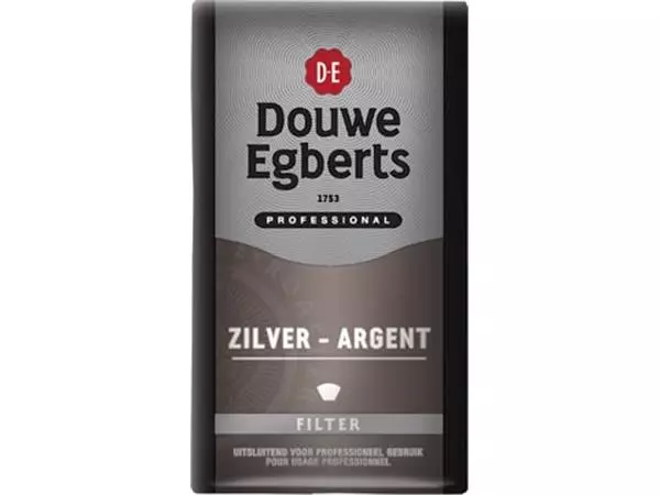 Een Douwe Egberts koffie, Silver/mokka, pak van 250 g koop je bij ShopXPress