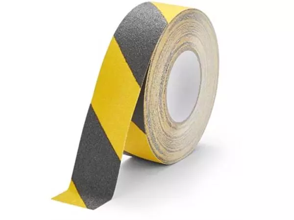 Een Durable Duraline antisliptape Grip 50 mm x 15 m, geel/zwart koop je bij ShopXPress