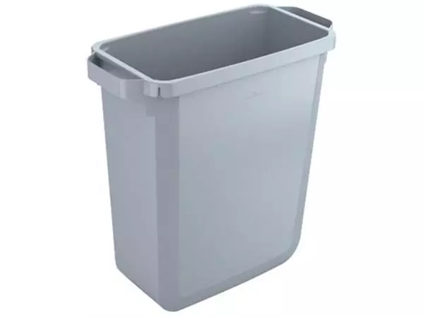 Een Durable afvalbak Durabin 60 liter, grijs koop je bij ShopXPress