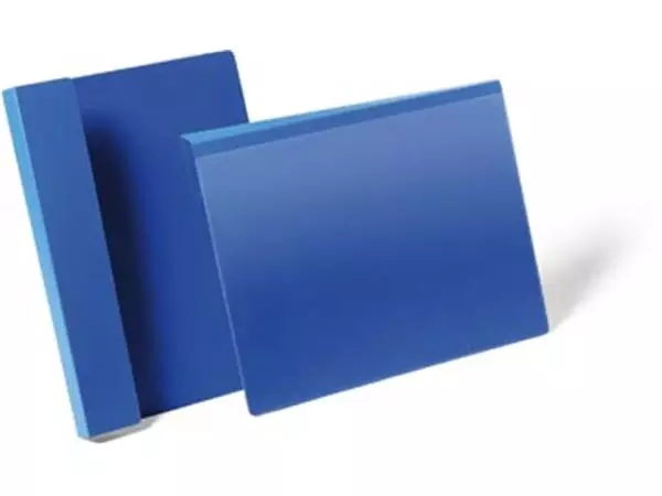 Een Durable documentenhouder, met vouw, voor ft A4, liggend, blauw, doos van 50 stuks koop je bij ShopXPress