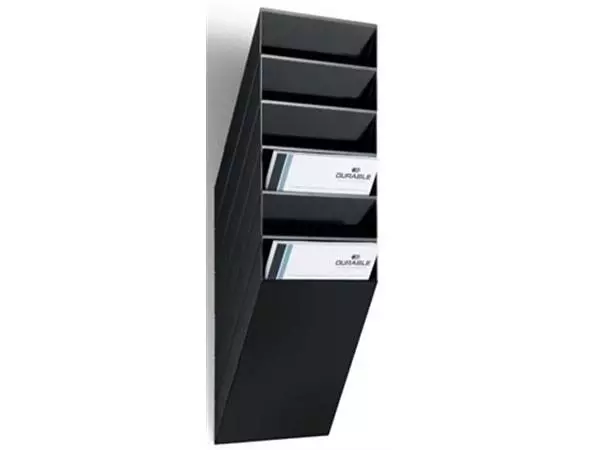 Een Durable folderhouder Flexiboxx 6 A4, zwart koop je bij ShopXPress