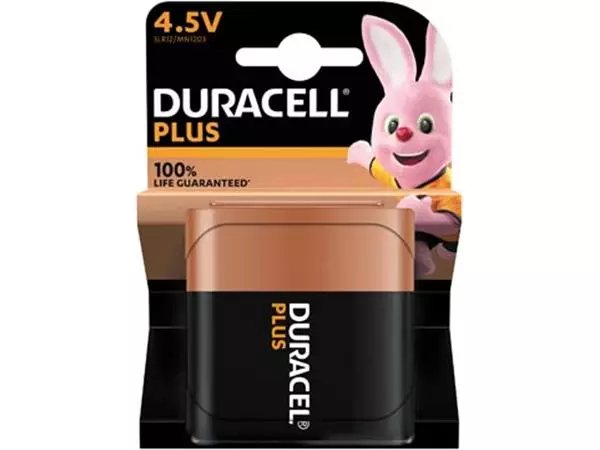 Een Duracell batterij Plus 100% 4,5V, op blister koop je bij ShopXPress