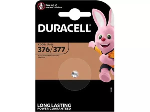 Een Duracell knoopcel Duralock 377, op blister koop je bij ShopXPress