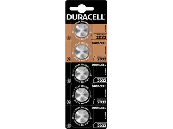 Een Duracell knoopcel Specialty Electronics CR2032, blister van 5 stuks koop je bij ShopXPress