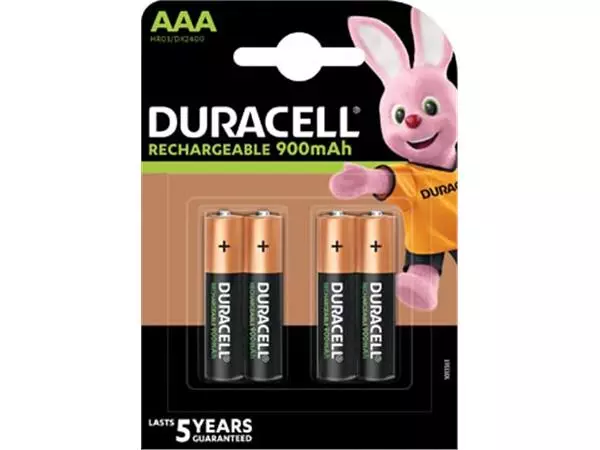 Een Duracell oplaadbare batterijen Recharge Ultra AAA, blister van 4 stuks koop je bij ShopXPress