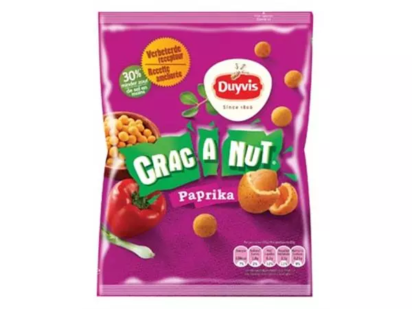 Een Duyvis nootjes Crac A Nut paprika, zakje van 200 gram koop je bij ShopXPress