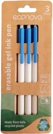 Een Econovo gelroller, 0,5 mm, blister van 3 stuks, blauw koop je bij ShopXPress