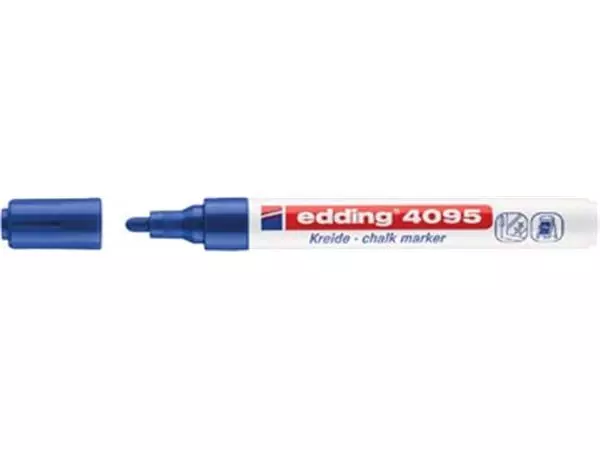 Een Edding Krijtmarker e-4095 blauw koop je bij ShopXPress