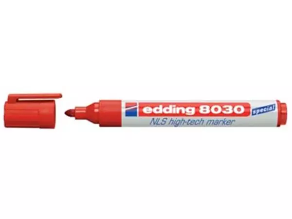 Een Edding NLS High-Tech marker e-8030 rood koop je bij ShopXPress