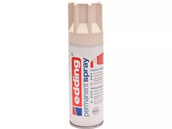 Een Edding Permanent Spray 5200, 200 ml, crèmewit mat koop je bij ShopXPress